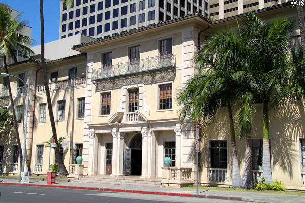 YWCA Building (1927) (1040 Richards St.). Honolulu, HI. Style: Beaux Arts. Architect: Julia Morgan. On National Register.