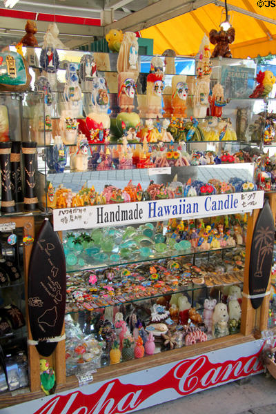 Candle shop at Aloha Tower Marketplace. Honolulu, HI.