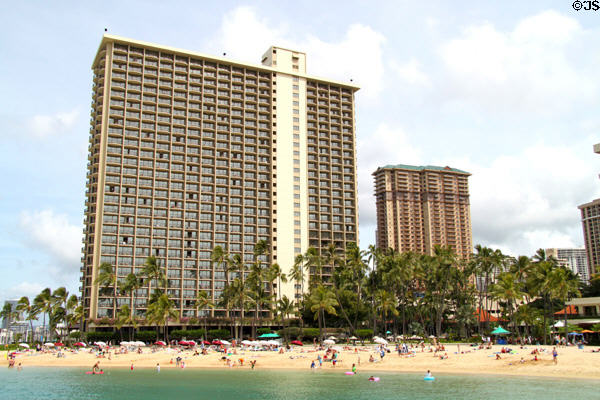 Rainbow Tower at Hilton Hawaiian Village (1968) (31 floors) (2005 Kalia Road). Waikiki, HI.