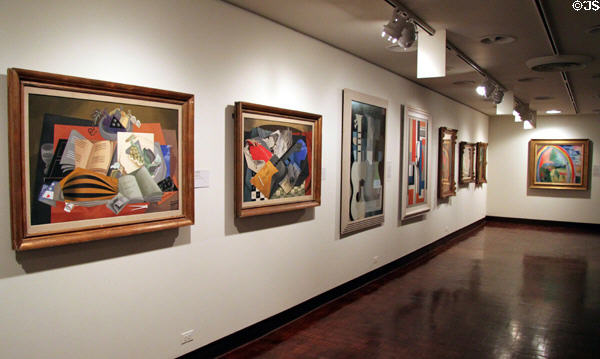 Modern art gallery at Honolulu Academy of Arts. Honolulu, HI.