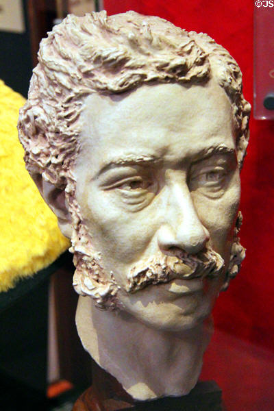 Bust (1890) of King Lunalilo by Allen Hutchinson at Bishop Museum. Honolulu, HI.