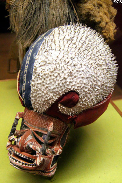 Mask from New Ireland at Bishop Museum. Honolulu, HI.