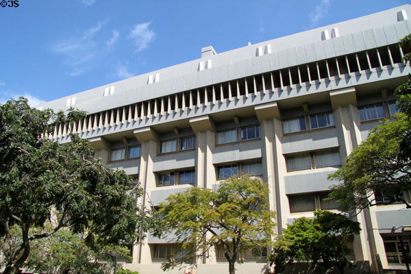 St John Plant Science Laboratory (1971) at University of Hawai'i. Honolulu, HI.