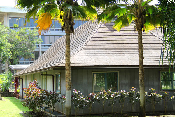 Krauss Hall home of John Young Museum of Art at University of Hawai'i. Honolulu, HI.