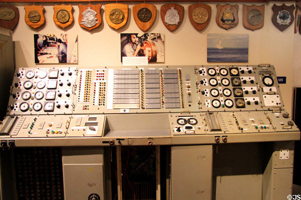 Mark 80 fire control system from Polaris missile sub at USS Bowfin Submarine Museum. Honolulu, HI.