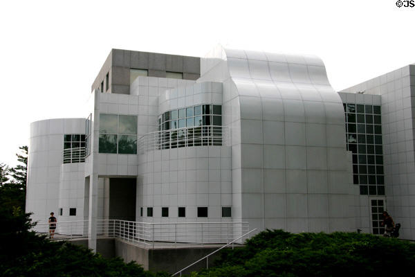 Curves of Meier's Des Moines Art Center building. Des Moines, IA.