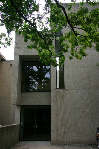 Detail of I.M. Pei's Des Moines Art Center building. Des Moines, IA.