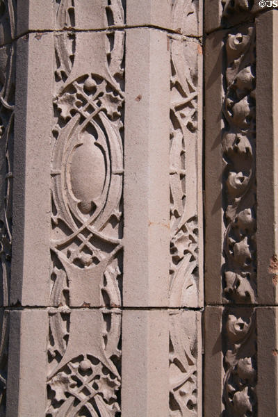 Border detail of Merchants' National Bank. Grinnell, IA.