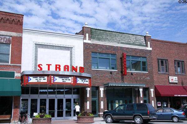Strand Theater (921 Main St.). Grinnell, IA.