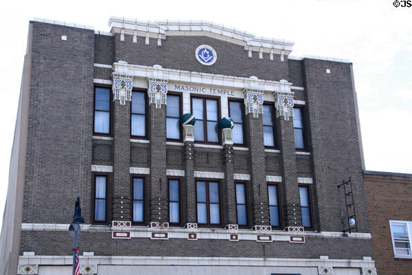 Masonic Temple (1917) (928 Main St.). Grinnell, IA. Architect: Frank Wetherell.