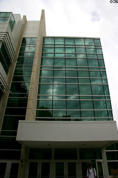 Pomerantz Center facade at University of Iowa. Iowa City, IA.