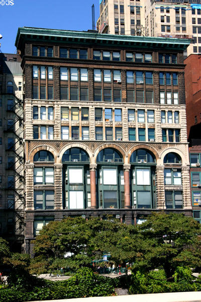 Fine Arts Building (1898) (10 floors) (410 South Michigan Ave.) (former The Studebaker Building). Chicago, IL. Architect: Solon S. Berman.