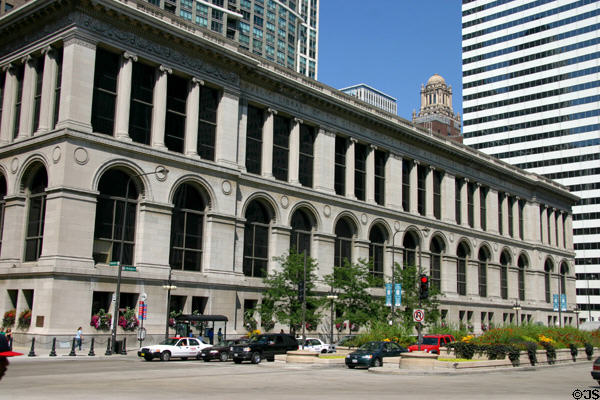 Chicago Cultural Center (former Chicago Public Library) (1897) (78 East Washington St.). Chicago, IL. Architect: Shepley, Rutan & Coolidge + Holabird & Root.
