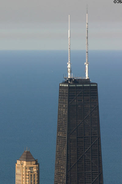 John Hancock Center from Sears Skydeck. Chicago, IL.
