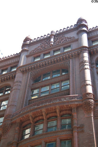 Roofline of Rookery Building. Chicago, IL.