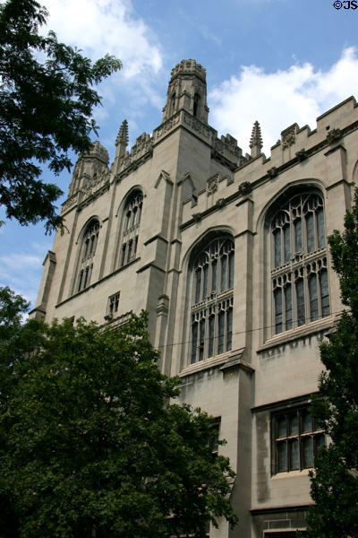 William Rainey Harper Memorial Library (1912) (1116 East 59th St.) of University of Chicago. Chicago, IL. Architect: Shepley, Rutan & Coolidge.