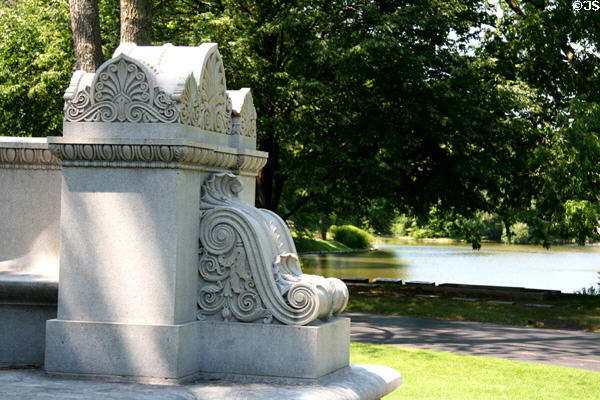 Detail of Monument (1897) to George M. Pullman. Chicago, IL.