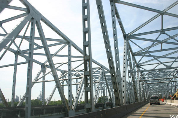 Iron Truss bridges over Kankakee River in Illinois. IL.