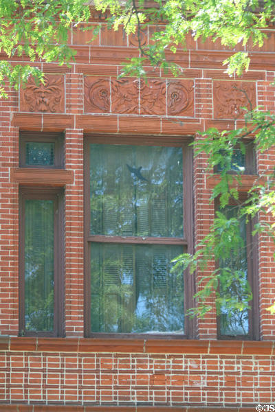 Windows of Sidney A. Kent House. Chicago, IL.