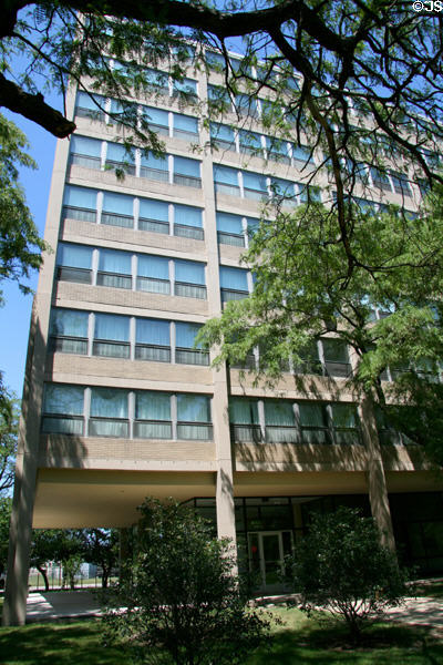 Bailey Hall (1955) at Illinois Institute of Technology. Chicago, IL.