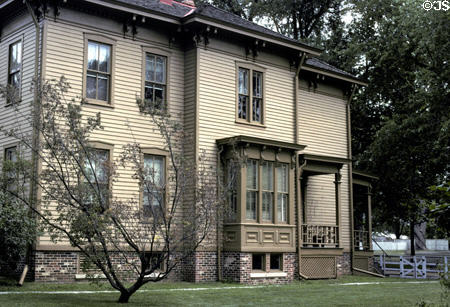 Shutt House, neighbor of Abraham Lincoln. Springfield, IL.