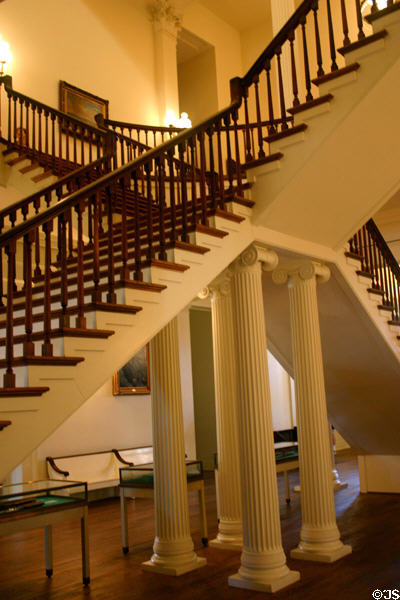 Unique staircase of Old State House. Springfield, IL.