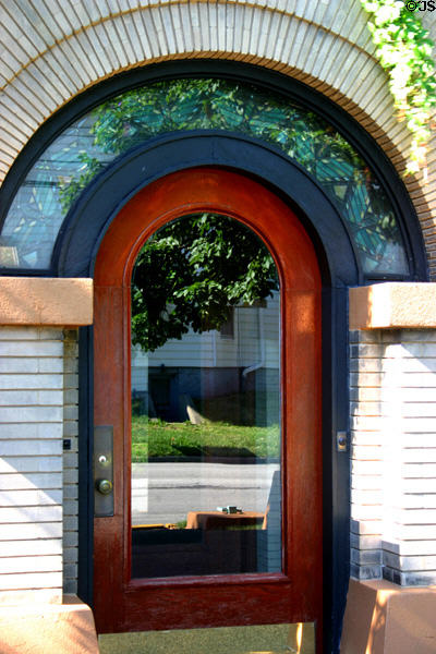 Front door of Dana Thomas house. Springfield, IL.
