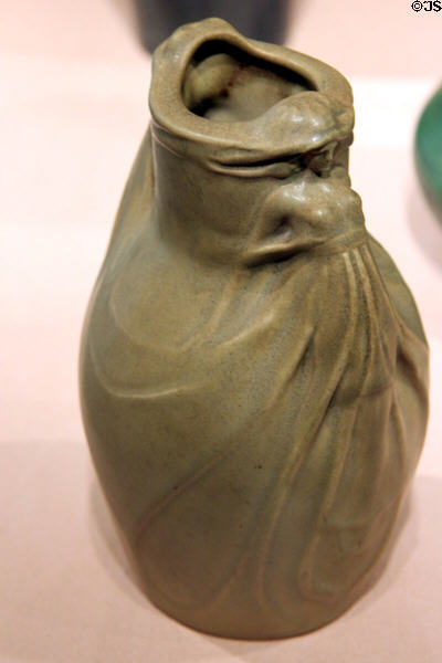 Dos Cabezas vase (1902) by Artus van Briggle of Colorado Springs, CO at Art Institute of Chicago. Chicago, IL.
