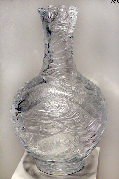 Rock crystal vase 1889 by Thomas Webb & Sons of Stourbridge, England at Art Institute of Chicago. Chicago, IL.