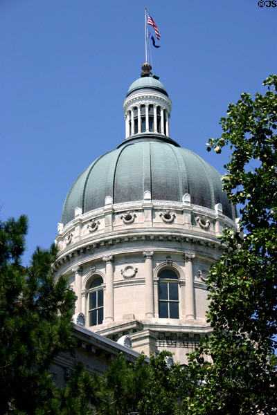 Dome of State Capitol. Indianapolis, IN.