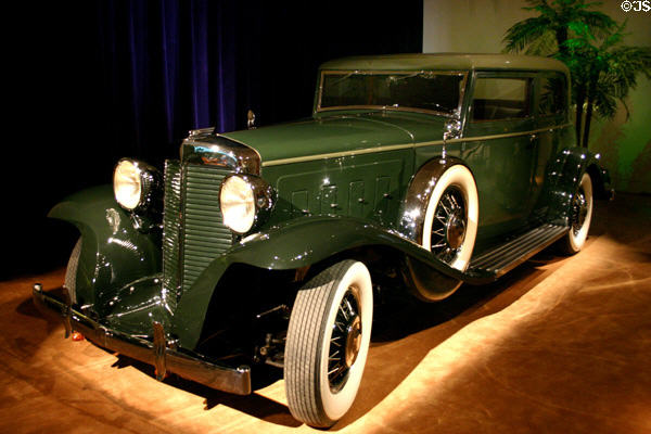 Marmon 16 Victoria Coupe (1931) in Indiana State Museum. Indianapolis, IN.
