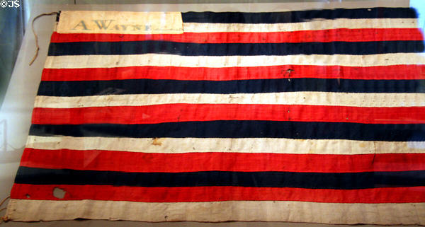 General Anthony Wayne flag (Miami) (1795) at Eiteljorg Museum. Indianapolis, IN.