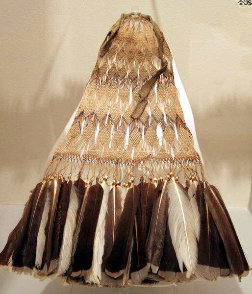 Hupa feathered headdress (c1920) at Eiteljorg Museum. Indianapolis, IN.