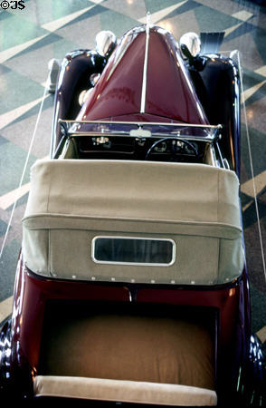 1936 Auburn 852 Cabriolet at Auburn Cord Duesenberg Museum. Auburn, IN.