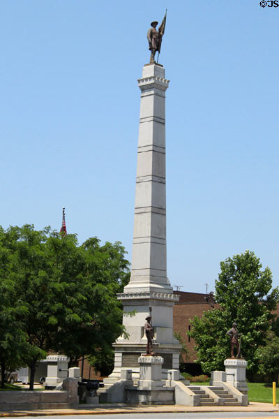 Terre Haute Solders & Sailors Civil War Monument (1910) by Rudolph Schwarz. Terre Haute, IN.