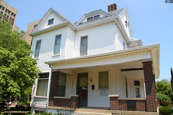 Eugene V. Debs House (1890) (451 N. 8th St). Terre Haute, IN. On National Register.