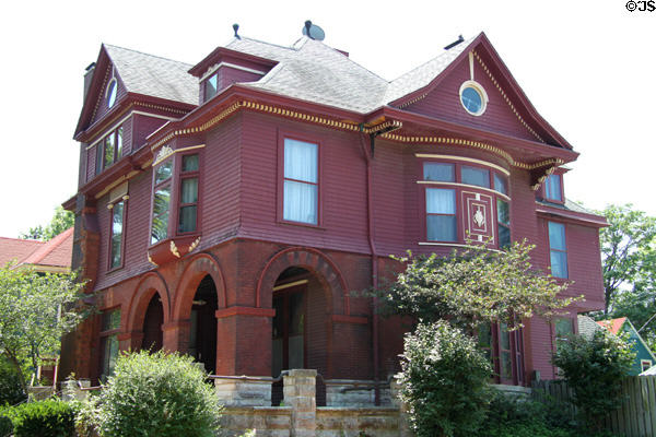 Maier-Aten-Knapp House (1897) (903 S. Center St.). Terre Haute, IN.