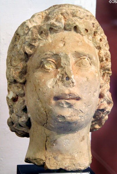 Roman bust of Alexander the Great (c2ndC CE) at Museum of World Treasures. Wichita, KS.