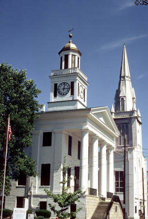 Courthouse & church. Mayville, KY.