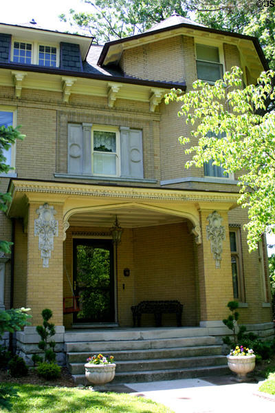 Starks House (1898) (1412 St. James Court). Louisville, KY. Style: Neo-Classical Revival with Arts & Crafts.