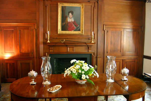 Locust Grove dining room where Lewis & Clark were honored after return from west. Louisville, KY.