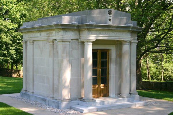 President Zachary Taylor (1784-1850) tomb. Louisville, KY.