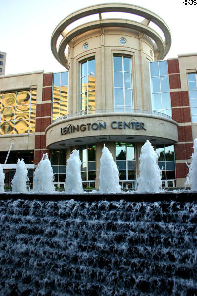 Lexington Center (1970s) includes Rupp Arena, exhibition, convention center, retail & hotels. Lexington, KY.