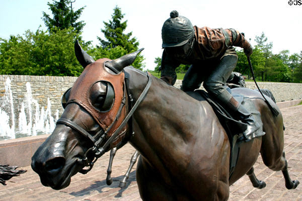 Thoroughbred Park celebrates horse racing. Lexington, KY.