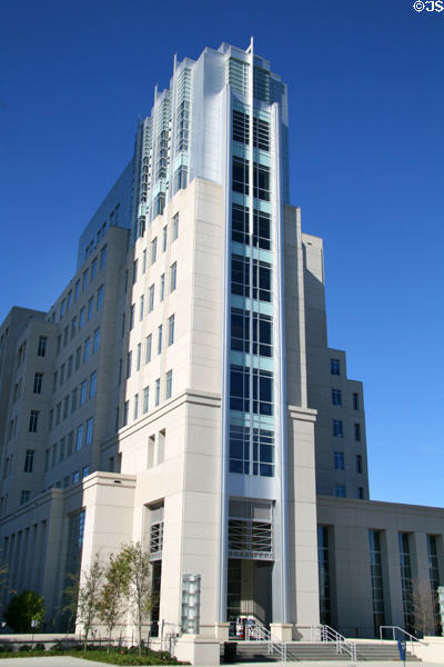 Iberville Building (LA Dept. of Social Services) (2006) (9 floors) (625 North Fourth St.). Baton Rouge, LA. Architect: Holly & Smith Architects.