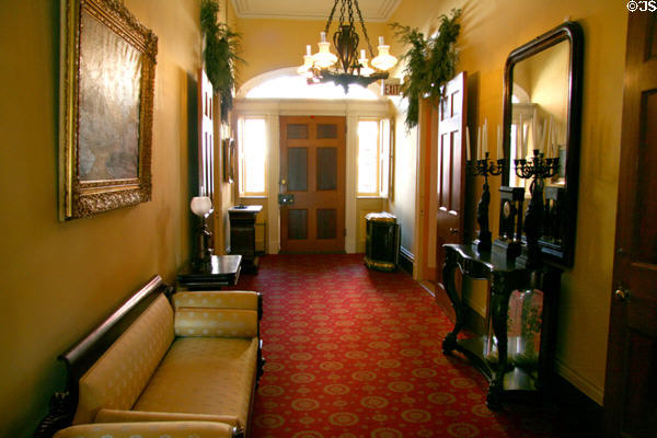 Front entrance hall of Hermann Grima House. New Orleans, LA.