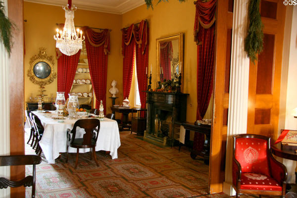 Dining room of Hermann Grima House. New Orleans, LA.