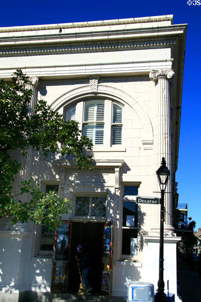 Former Whitney bank building (941 Decatur at St. Phillip St.). New Orleans, LA.