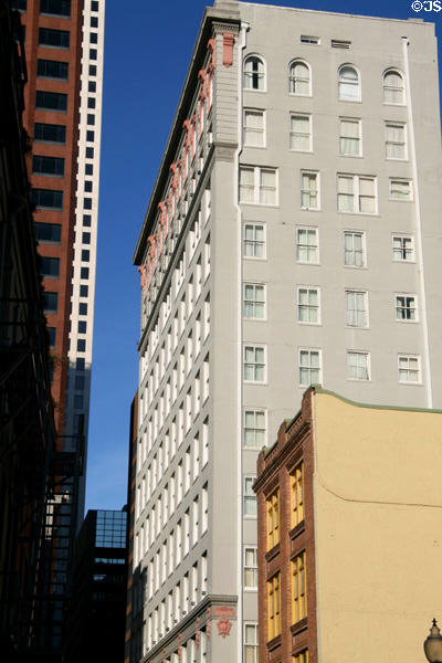 Queen City & Crescent City Railroad (now Queen & Crescent Hotel) (1913) (12 floors) (344 Camp St.). New Orleans, LA. Architect: Frank Gravely.