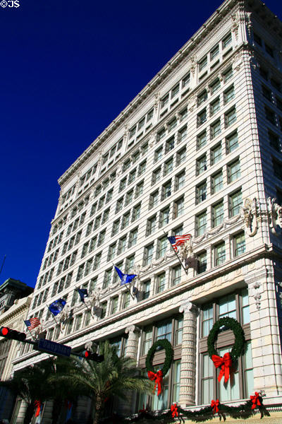 The Ritz-Carlton New Orleans (former Maison Blanche Department Store) (1909) (14 floors) (921 Canal St.). New Orleans, LA. Architect: Stone Brothers.